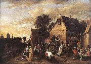 TENIERS, David the Younger Flemish Kermess fh oil painting artist